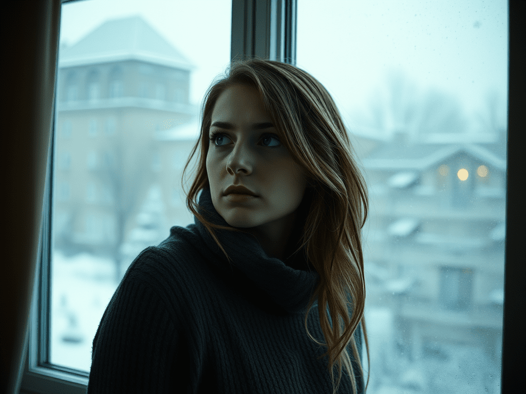 image-of-a-25-year-old-woman-who-is-looking-out-the - KINDCOMPASSCOACH depressive disorders types of depression woman who looks depressed