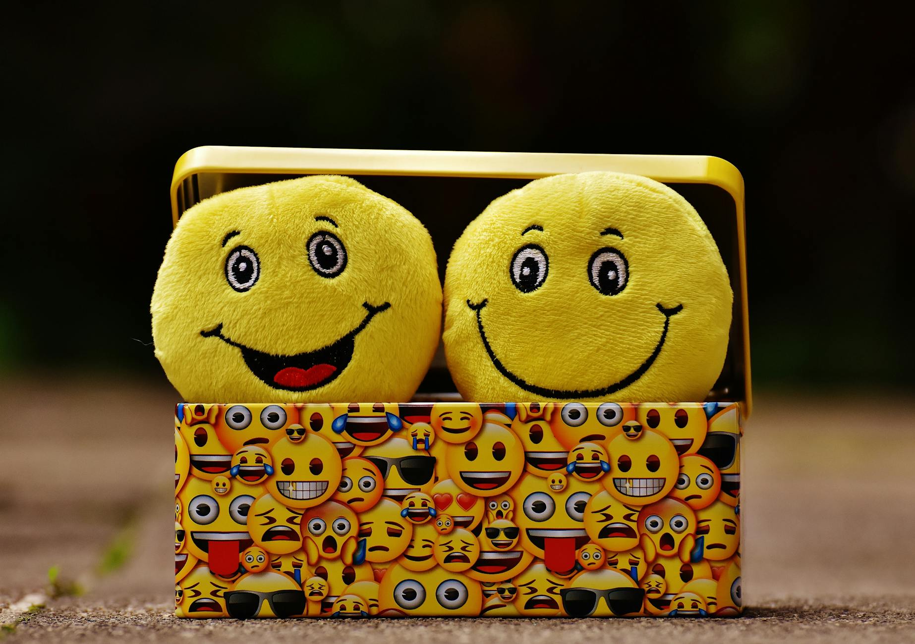 pexels-photo-207983 - KINDCOMPASSCOACH emotional intelligence two yellow emoji on yellow case