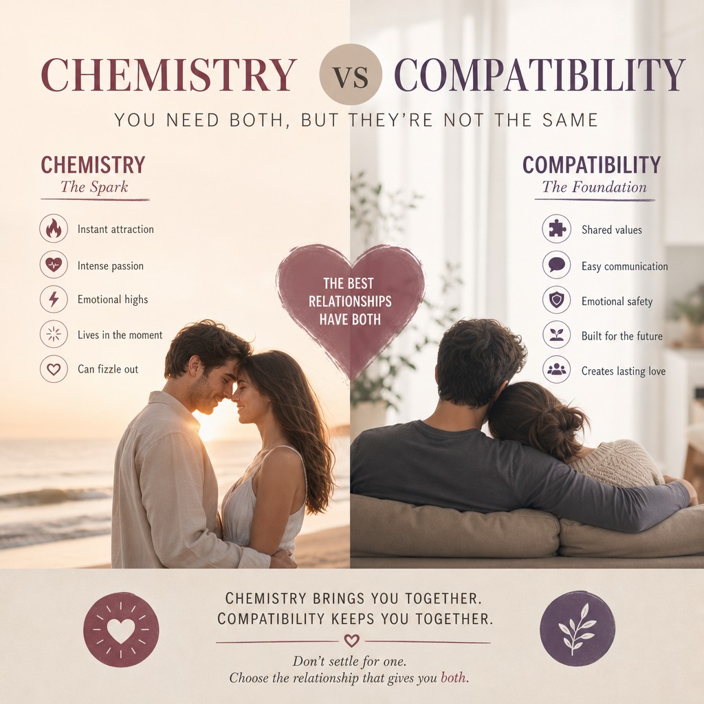 Chemistry vs. Compatability in Love